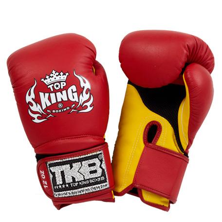 Top King Rot / Gelbe "Super Air" Boxhandschuhe
