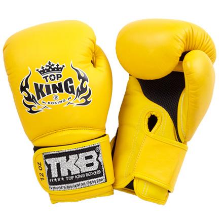Top King Gelb "Super Air" Boxhandschuhe
