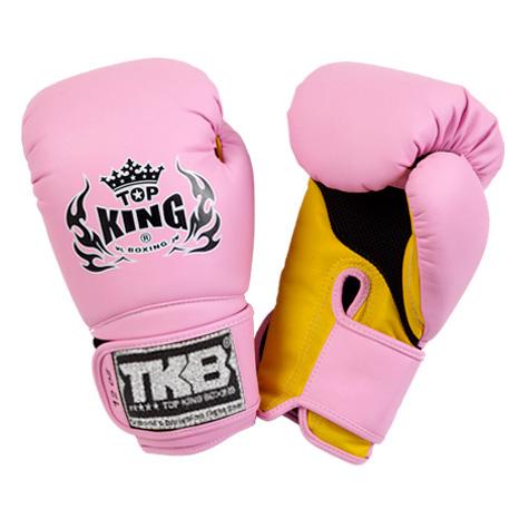Top King Pink / Gelbe "Super Air" Boxhandschuhe