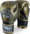 Top King Gold / Black "Snake" Boxing Gloves